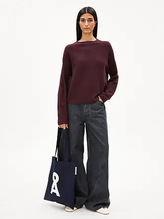 ARMEDANGELS | Pullover MERINAA | dunkelrot